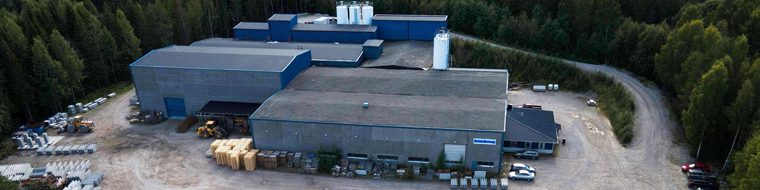 Benders nyförvärvade fabrik i Själevad, Botnia Betong AB.