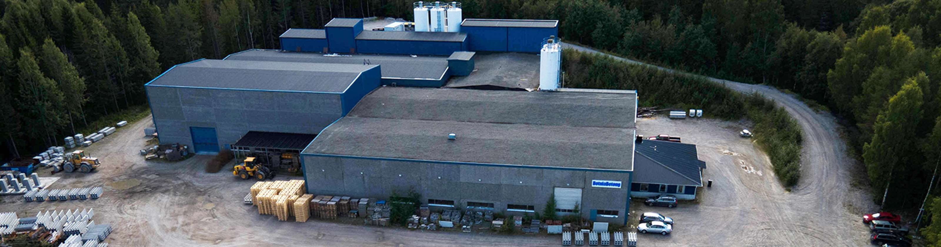 Benders nyförvärvade fabrik i Själevad, Botnia Betong AB.